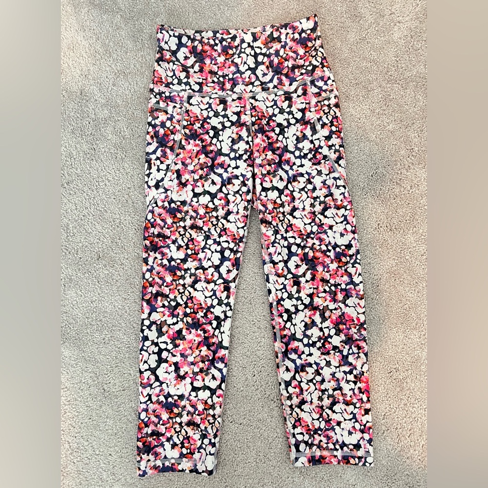 Old Navy Vibrant Pink and Purple Leggings